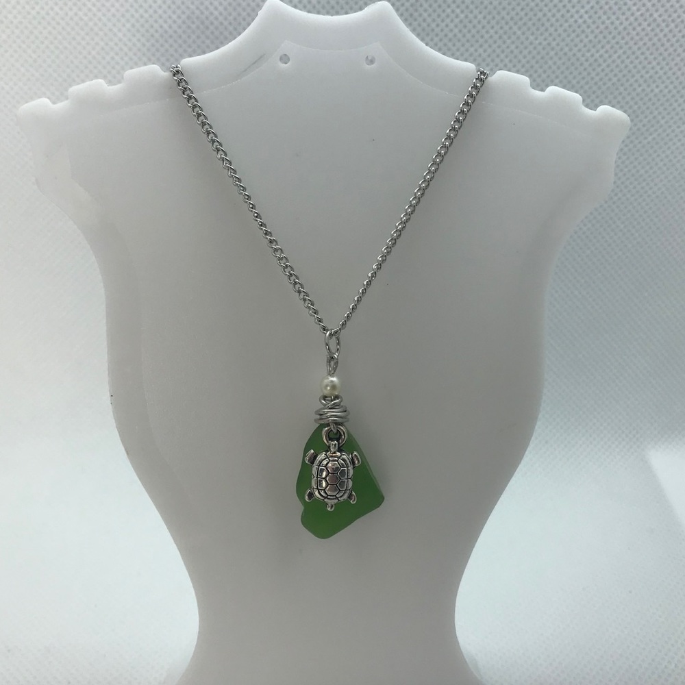 Sea glass necklace